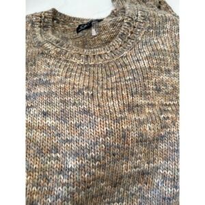 Charlie Sweater Women's G/L Mixed Knit Pullover Sweater Earth Tones